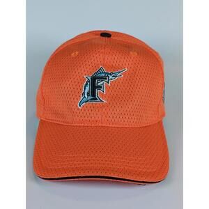 Miami Marlins World Series Champions Papa Johns Mesh Hat Orange MLB Baseball Cap